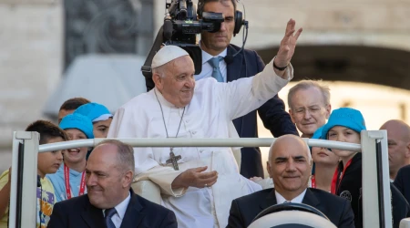 El Papa Francisco en la Audiencia General de este miércoles