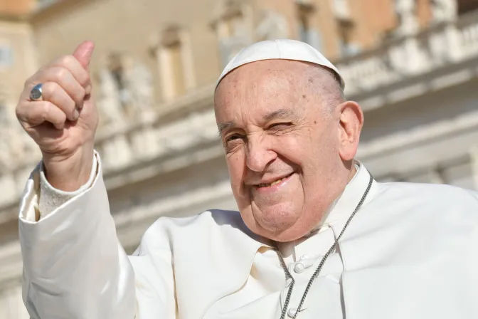 Imagen referencial del Papa Francisco en una Audiencia General