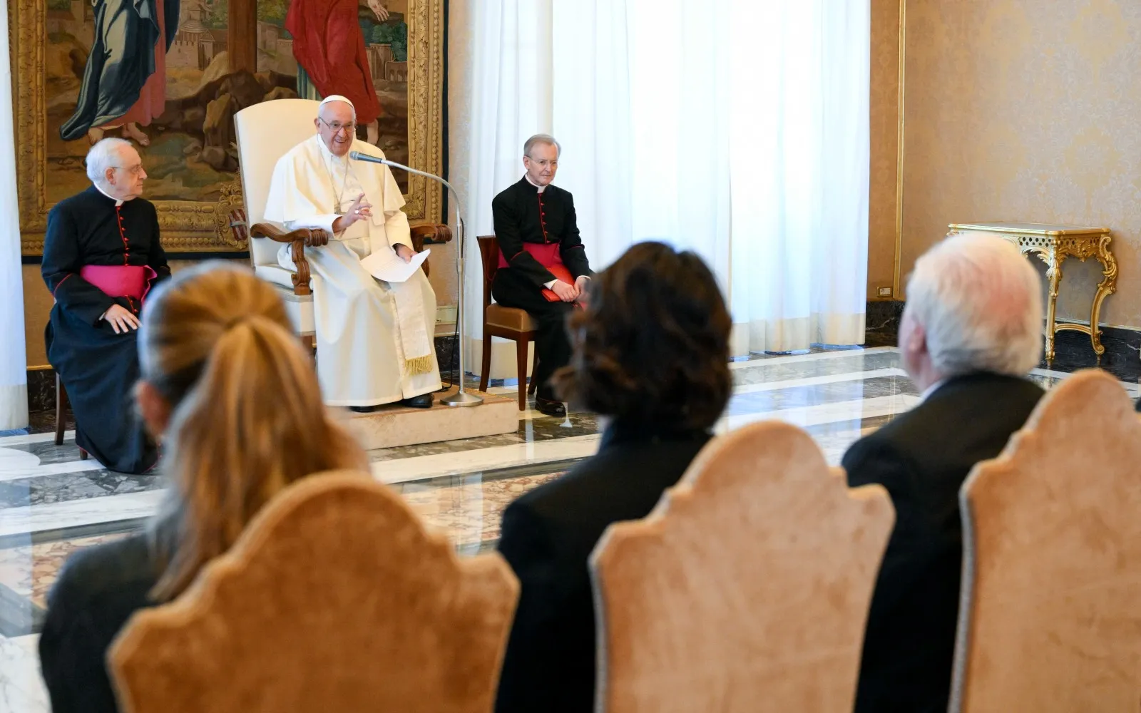 El Papa Francisco durante la audiencia con expertos financieros este lunes 3 de junio?w=200&h=150