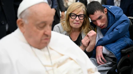 Imagen referencial del Papa Francisco en una audiencia general