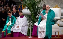 El Papa Francisco en la Misa en el Domingo de la Palabra de Dios