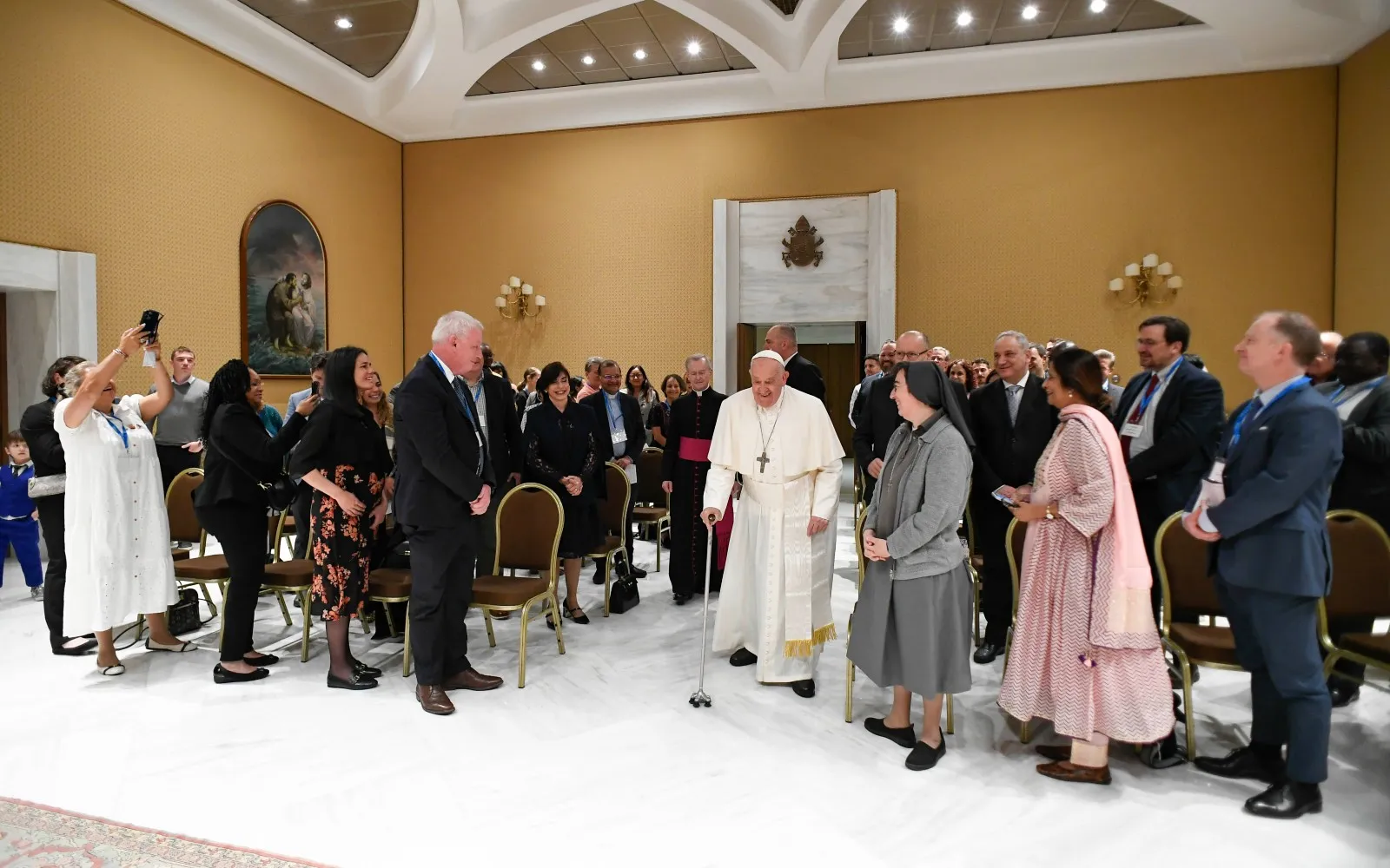 El Papa Francisco durante la audiencia este 8 de mayo?w=200&h=150