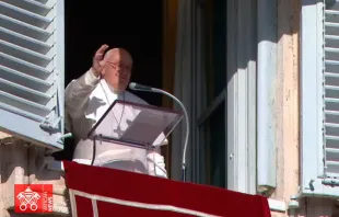 El Papa Francisco durante el rezo del Ángelus en el Segundo Domingo de Adviento. Crédito: Captura de Youtube de Vatican News