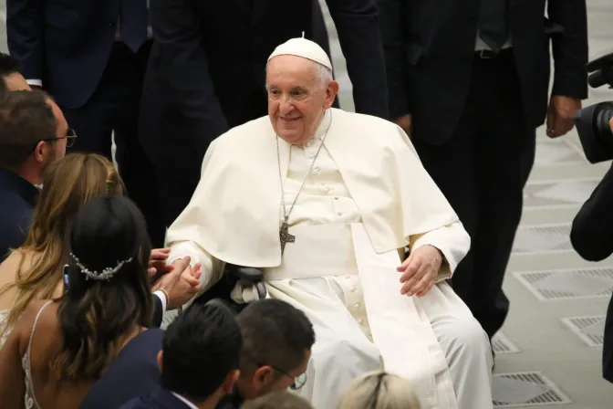 Papa Francisco en la audiencia general de este 23 de agosto