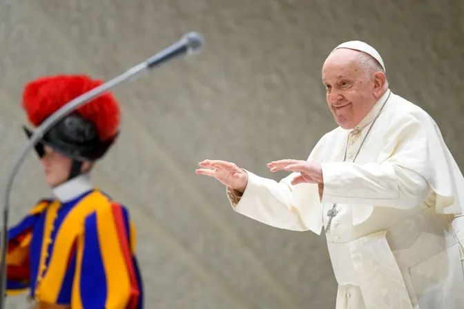 Imagen referencial del Papa Francisco durante una Audiencia General