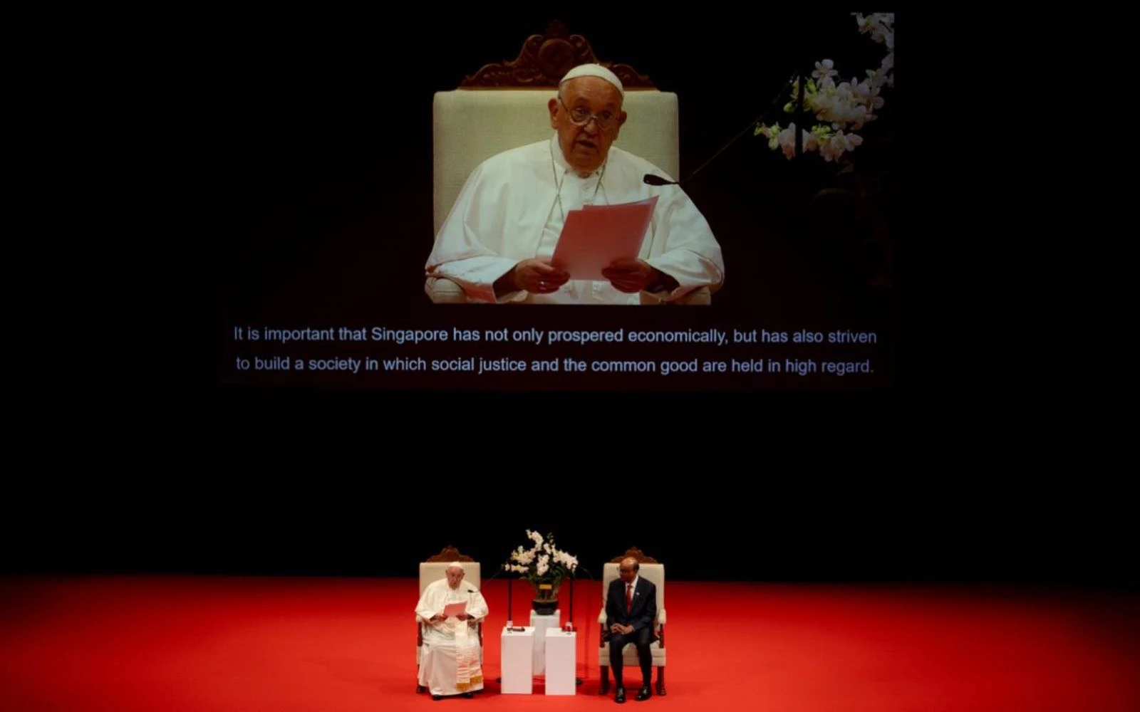 El Papa Francisco dirige su mensaje a las autoridades, sociedad civil y cuerpo diplomático en Singapur, en el segundo día de su viaje al país.?w=200&h=150