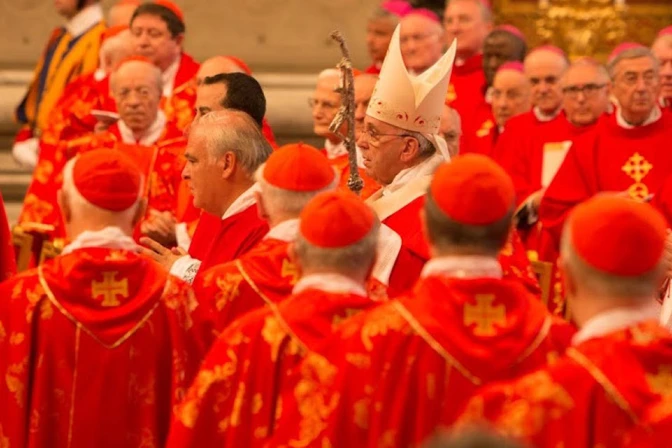 Papa Francisco y cardenales 28102024