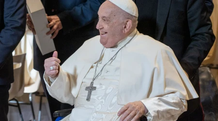 El Papa Francisco en la Basílica de San Pedro hoy en el Vaticano en la Epifanía 06012025