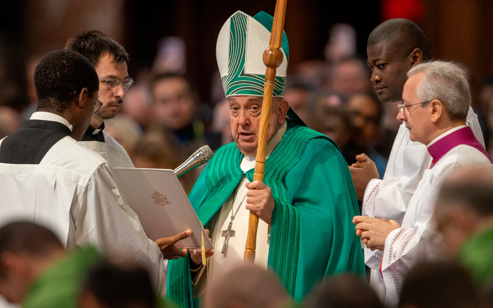 El Papa Francisco durante la Misa por la Jornada Mundial de los Pobres 2024.?w=200&h=150