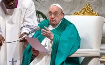 El Papa Francisco pronuncia la homilía durante la Misa del Domingo de la Palabra de Dios, el 26 de enero de 2025.