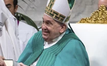 El Papa Francisco en la Misa del Domingo de la Palabra de Dios el 26 de enero de 2025 en el Vaticano.