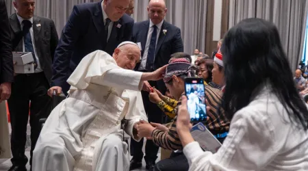 Papa Francisco, encuentro en sede de Conferencia Episcopal de Indonesia