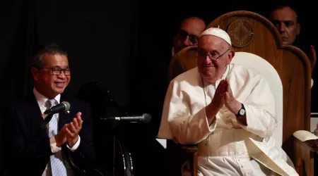 Papa Francisco en encuentro interreligioso con jóvenes en Singapur