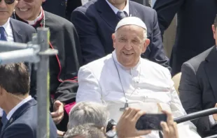 El Papa Francisco. Crédito: Daniel Ibáñez / EWTN News