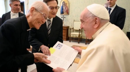 Encuentro del Papa Francisco con miembros de la Hidden Christian Research Association