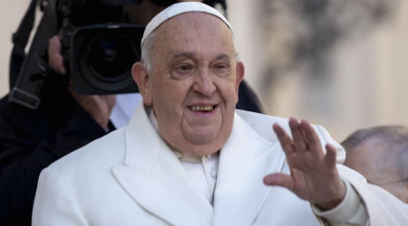 El Papa Francisco en la Plaza de San Pedro en el Vaticano 20122024