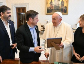 El Papa Francisco recibió al Gobernador de Buenos Aires, Argentina