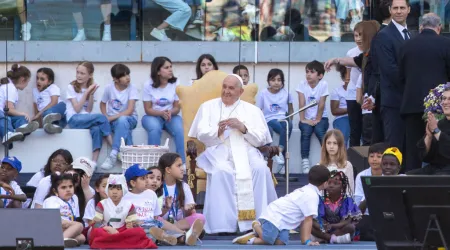 Primera Jornada Mundial de los Niños con el Papa Francisco en el Estadio Olímpico de Roma 25052024