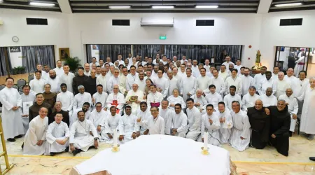 Encuentro del Papa Francisco y sacerdotes en Singapur