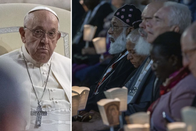 Papa Francisco en la oración ecuménica del Sínodo de la Sinodalidad 11102024