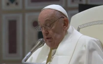 Papa Francisco en la Basílica de San Juan de Letrán.