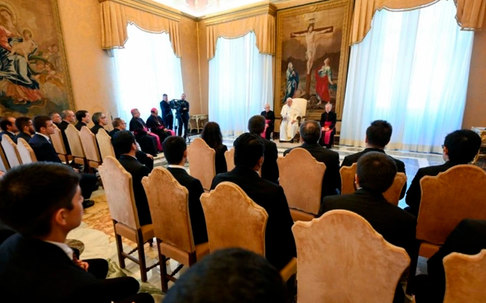 El Papa Francisco en su encuentro con seminaristas españoles en el Vaticano, el 16 de noviembre de 2024.?w=200&h=150