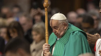 El Papa Francisco durante la Misa de la Jornada Mundial de los Pobres el domingo 17 de noviembre en el Vaticano.