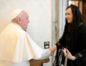 El Papa Francisco recibió a la vicepresidenta de Argentina, Victoria Villarruel