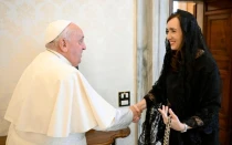 El Papa Francisco recibió a Victoria Villarruel