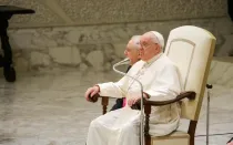El Papa Francisco, durante la audiencia general del 3 de enero de 2024.