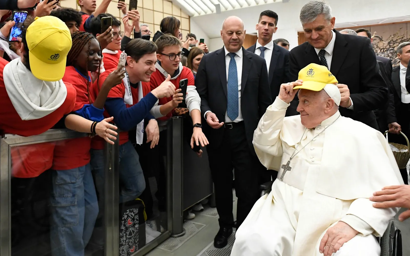 Imagen del Papa Francisco durante una audiencia con jóvenes?w=200&h=150