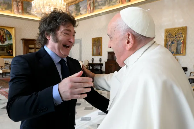 El Papa Francisco recibe a Javier Milei en el Vaticano este lunes 12 de febrero