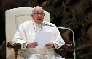 El Papa Francisco en la Audiencia General Crédito: Vatican Media