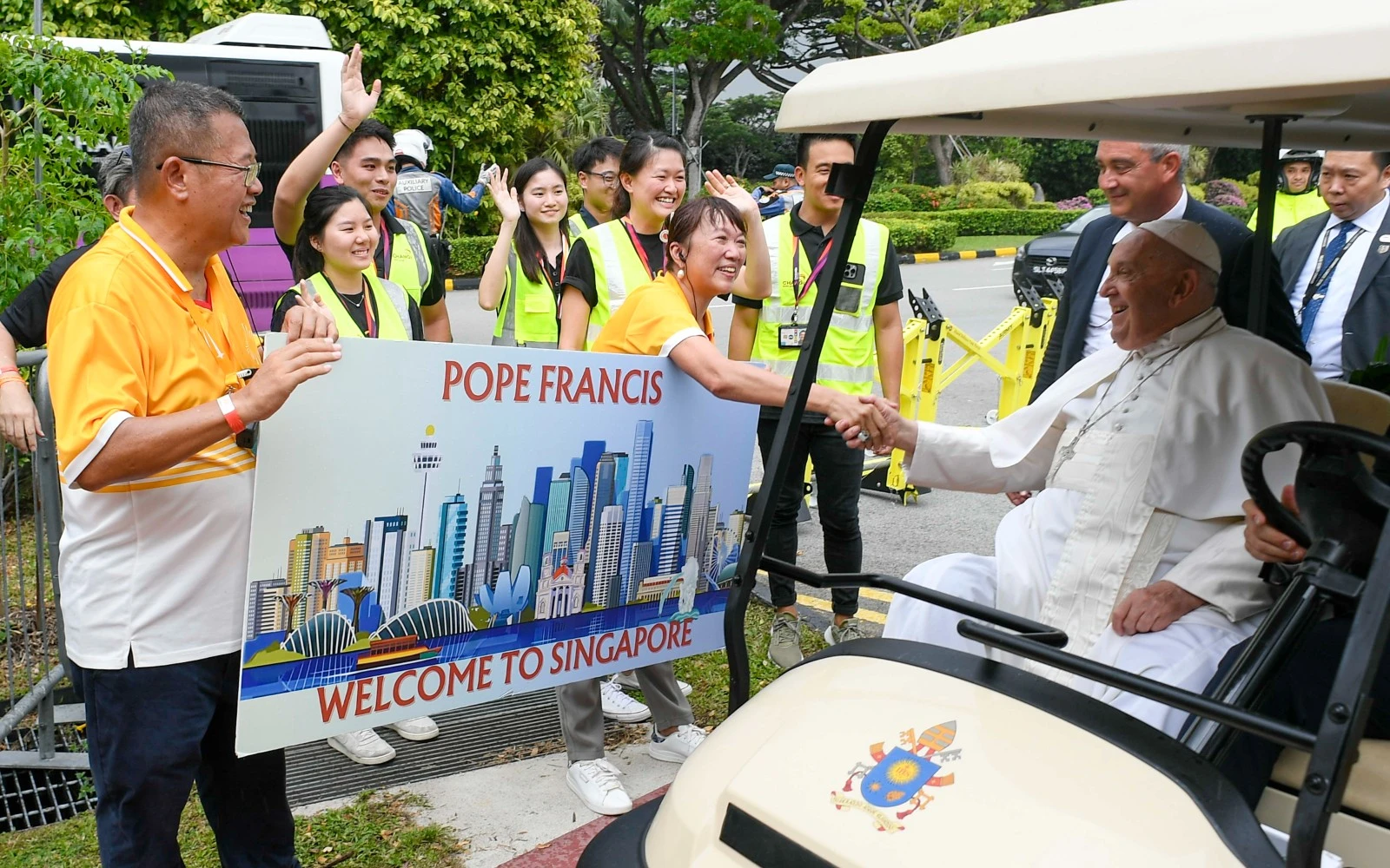 El Papa Francisco tras su llegada a Singapur?w=200&h=150