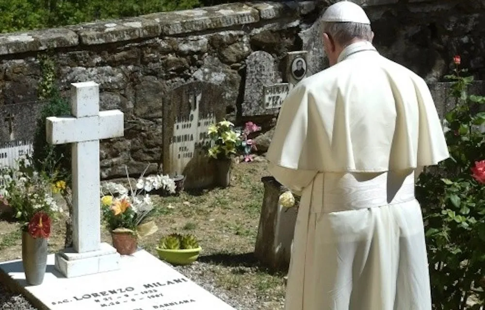 Pope Francis remembers the Italian priest Lorenzo Milani