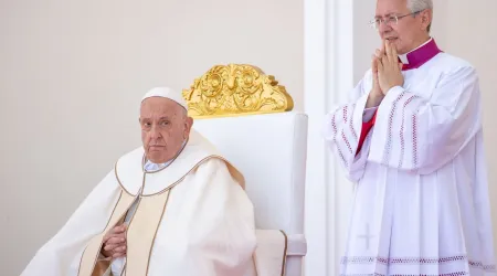 El Papa Francisco, durante la Misa celebrada en Timor Oriental.