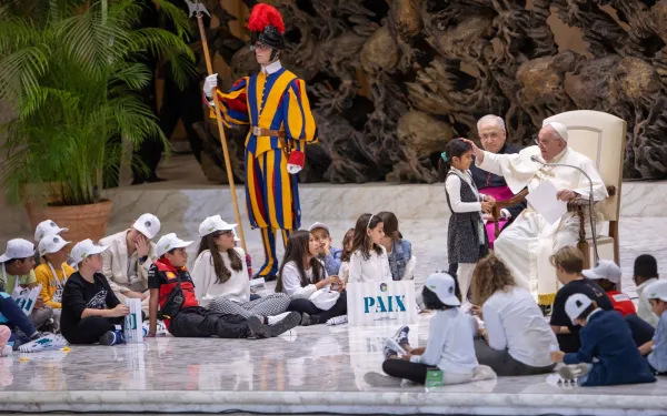 Meeting in the Vatican with thousands of children from different countries in November 2023. Credit: Vatican Media