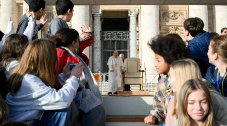 Imagen referencial del Papa Francisco durante una Audiencia General en el Vaticano