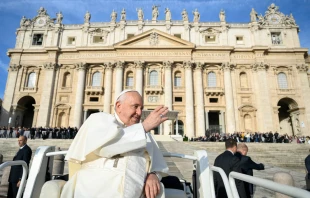 Imagen referencial del Papa Francisco durante una Audiencia General Crédito: Vatican Media