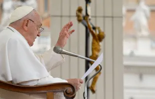 El Papa Francisco en la Audiencia General de este 19 de junio Crédito: Vatican Media