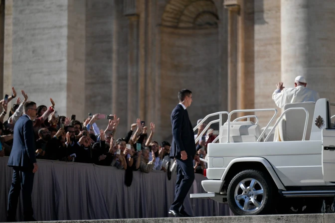 Imagen referencial del Papa Francisco durante una Audiencia General