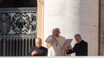 Imagen referencial del Papa Francisco en una Audiencia General