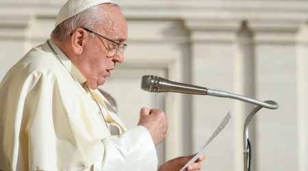 Imagen referencial del Papa Francisco durante una Audiencia General