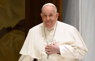 El Papa Francisco en la Audiencia General Crédito: Vatican Media