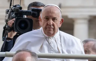 Imagen referencial del Papa Francisco Crédito: Daniel Ibáñez/ ACI Prensa