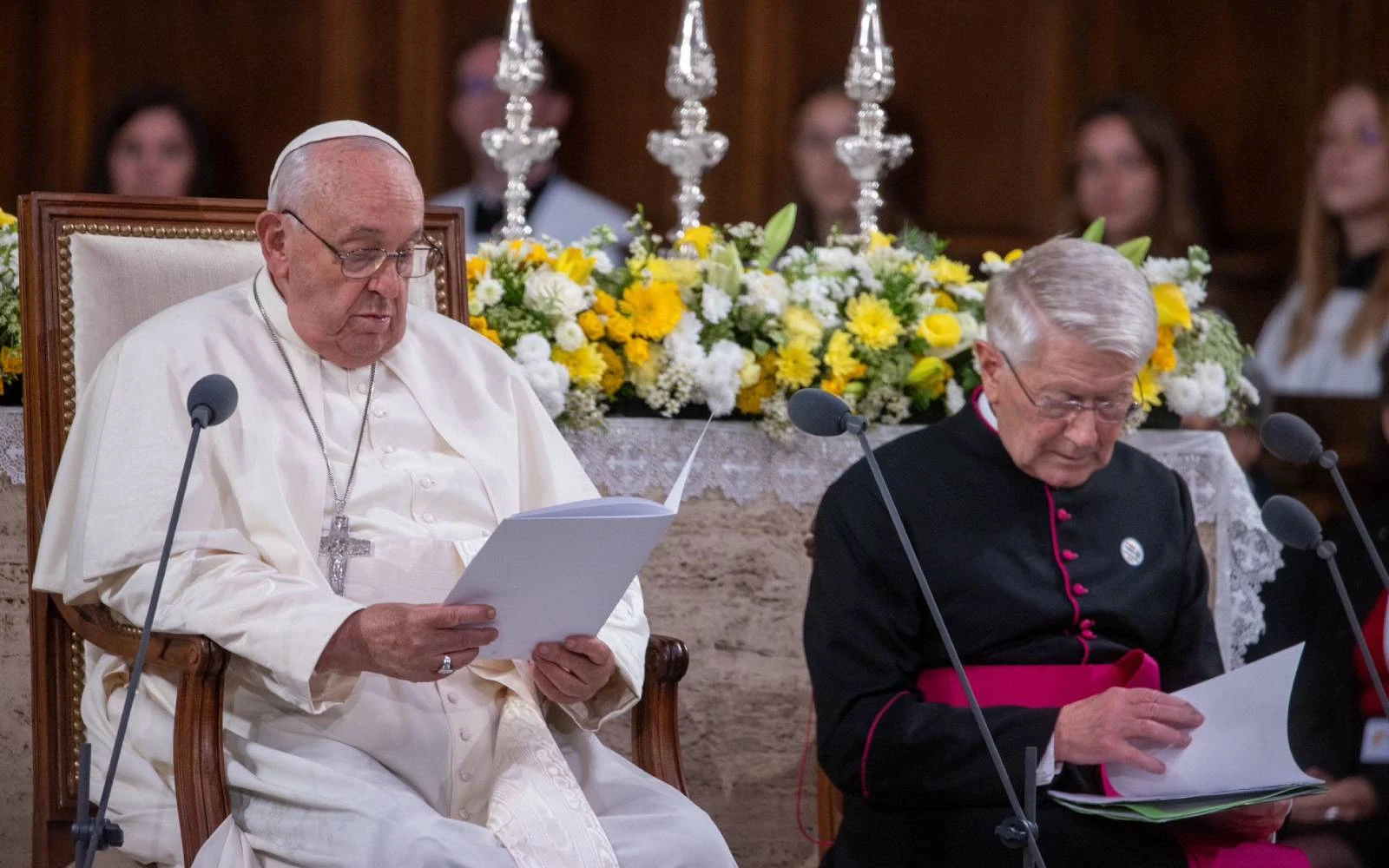 El Papa Francisco durante su encuentro con la comunidad católica de Luxemburgo.?w=200&h=150