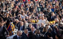 El Papa Francisco en la Audiencia General de este 27 de noviembre