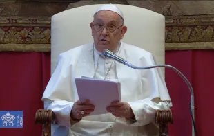 El Papa Francisco clama por la paz “amenazada, debilitada y en parte perdida” Crédito: Vatican Media