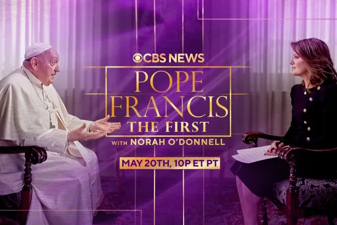 El Papa Francisco se sienta para una entrevista con Norah O'Donnell en "60 Minutes" de CBS, que se emitió el lunes 20 de mayo de 2024.?w=200&h=150