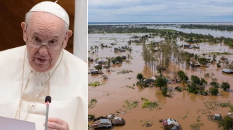 Papa Francisco / Devastación en Mozambique a causa de un ciclón.